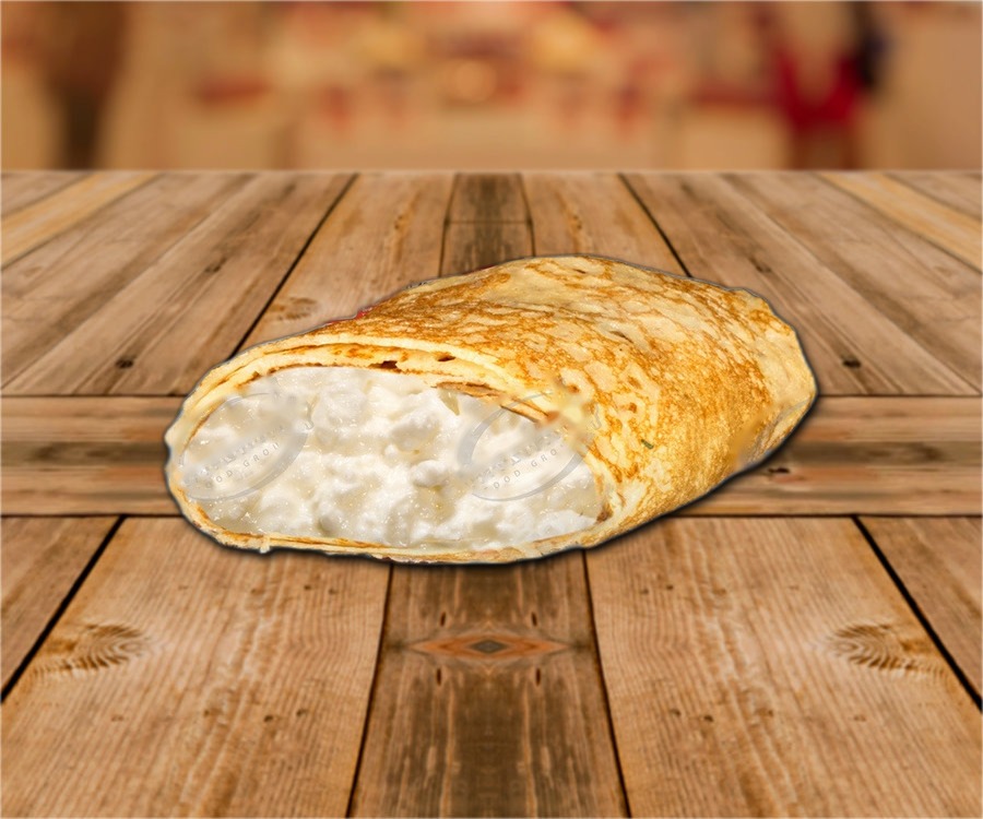 Crêpes with cream cheese filling
