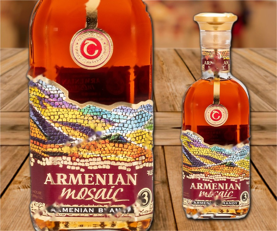 Brandy "Armenian Mosaic", 3 years, 40%, 500ml
