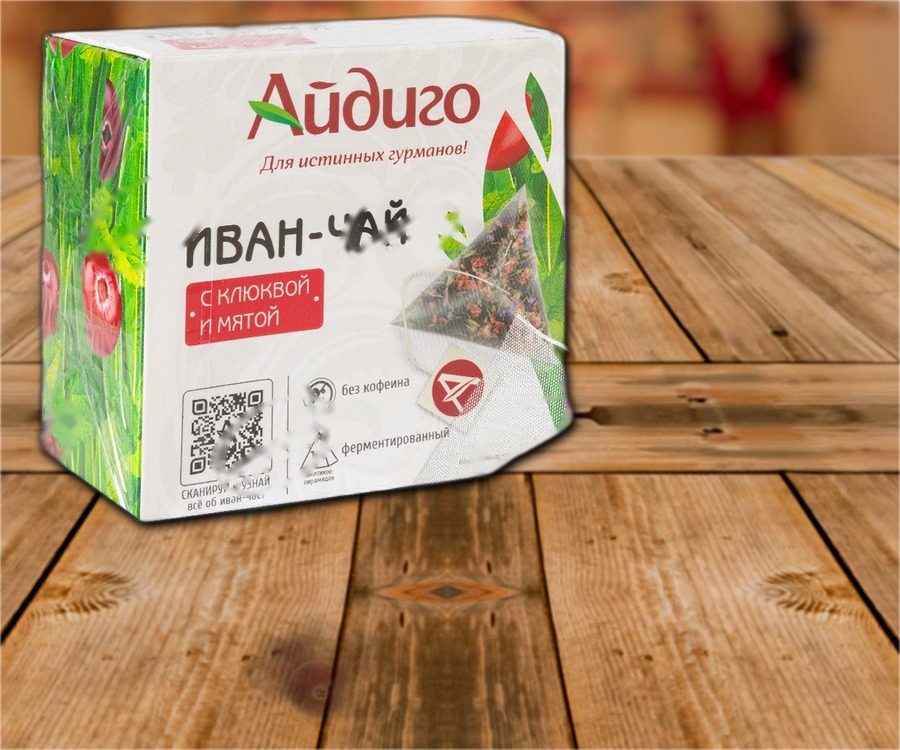 Fruit tea Cranberry-Mint (15x2g), pyramidal sachet