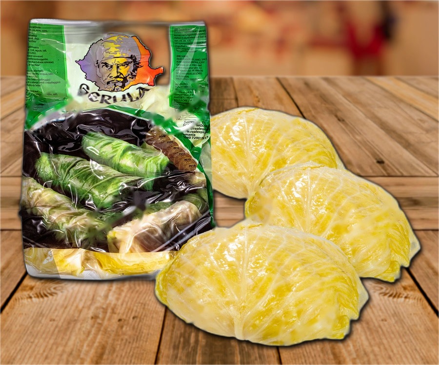 White cabbage leaves lightly salted (6-8 / box)