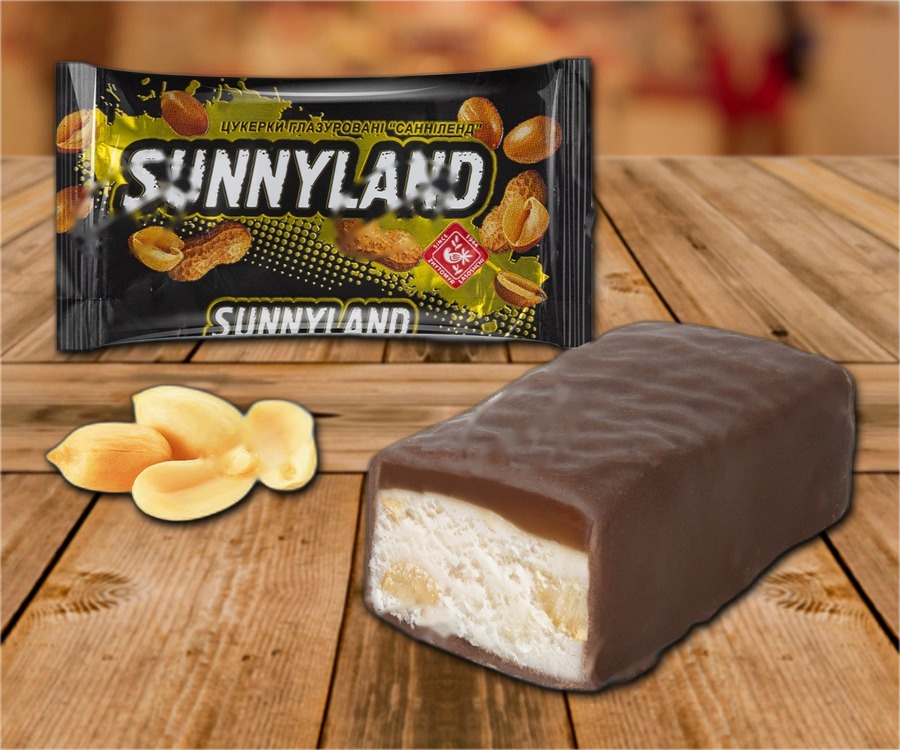 Confectionary "Sunnyland" with roasted peanuts