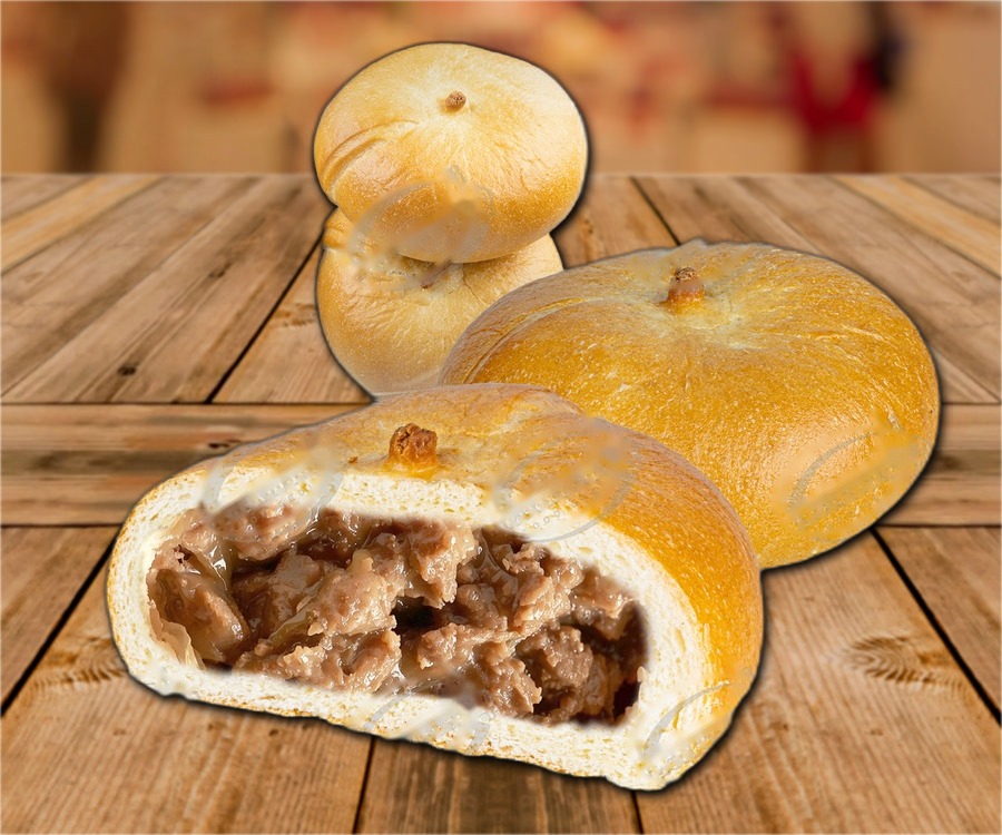 Pasties "Livernyje" filled with ground liver, baked, frozen