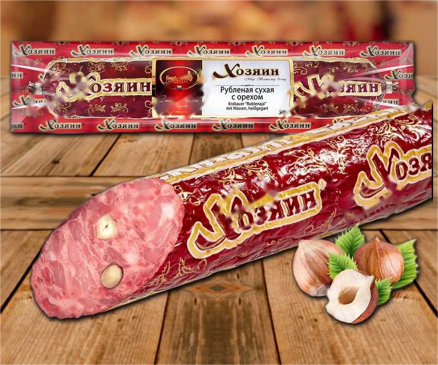 Krakauer Ham Sausage with hazelnut