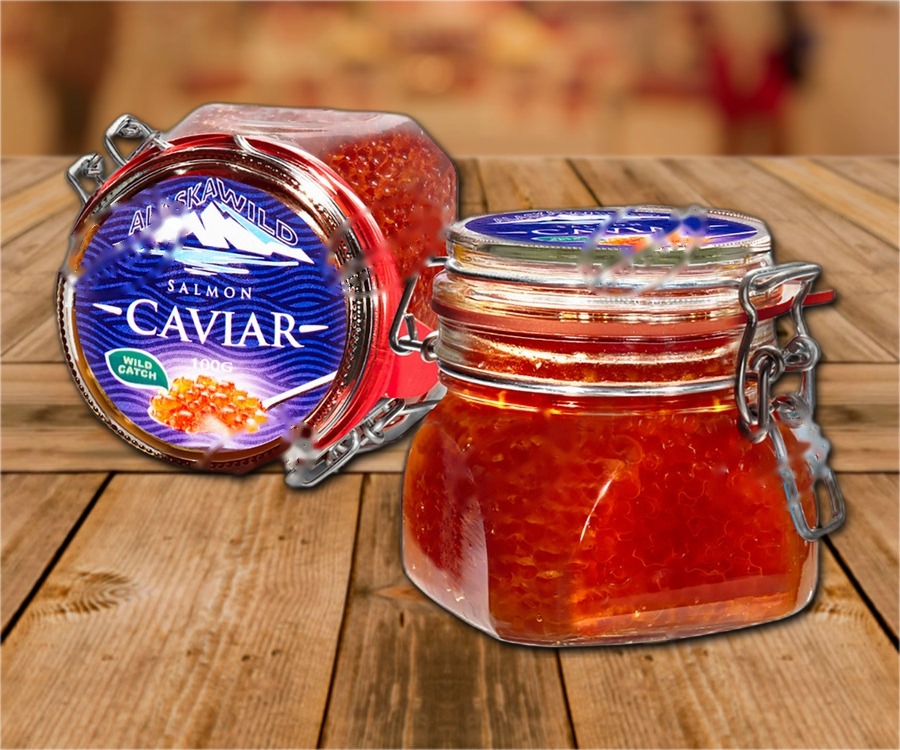 Caviar from wild pink salmon