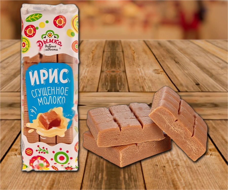 Soft caramel with condensed milk flavour