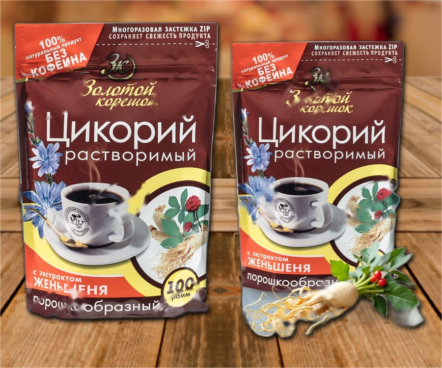 Chicory with ginseng extract