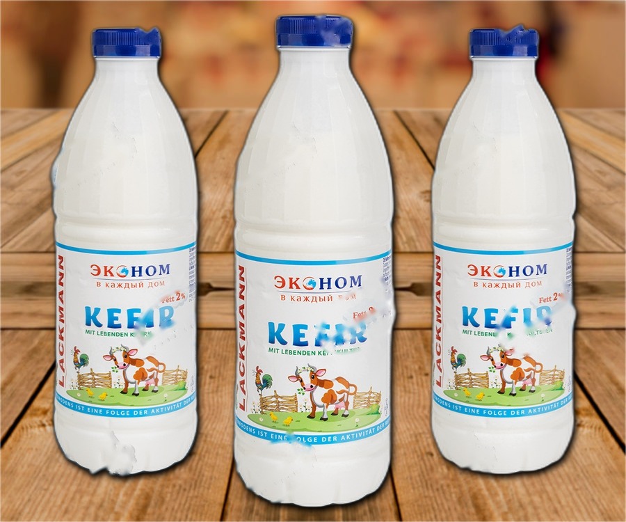 Kefir product "Lackmann" 2%, 1000ml