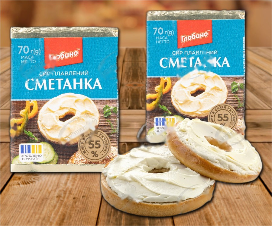 Melted cheese "Smetanka", 55% fat in dry matter