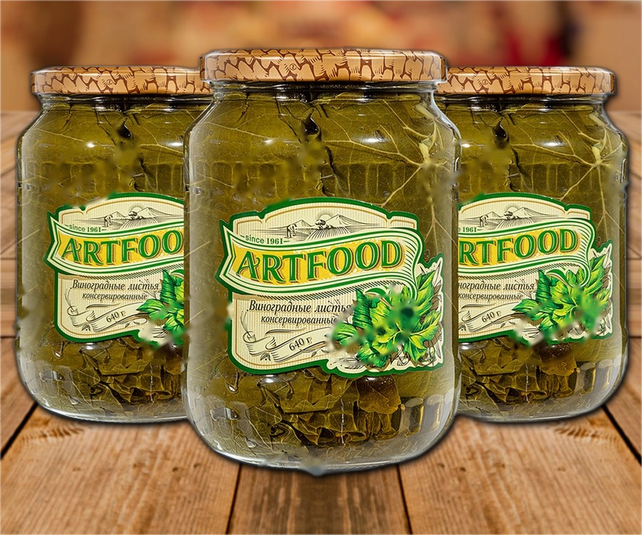 Grape leaves, pickled