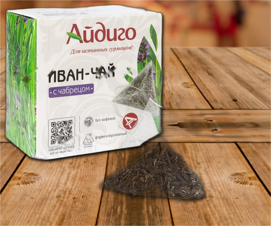 Herbal tea with thyme (15x2g), pyramidal tea-bag
