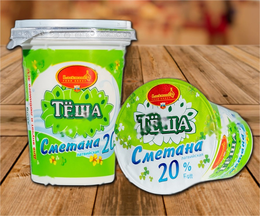 Sour cream Tyoscha 20% fat