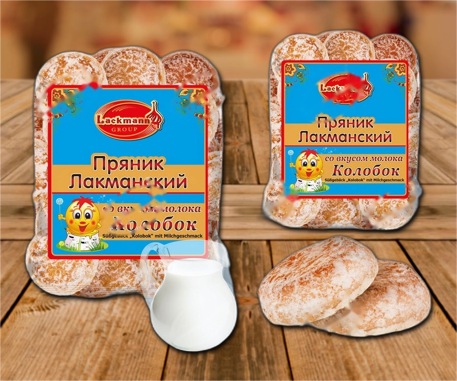 Milky gingerbread Kolobok