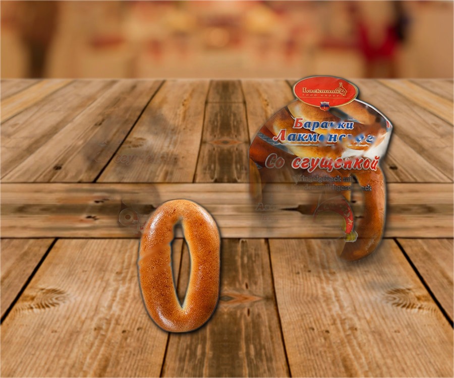 Bagels Baranka with condensed milk flavour