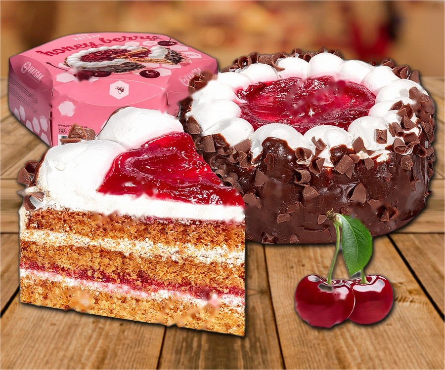 Cake "Honey Berry"