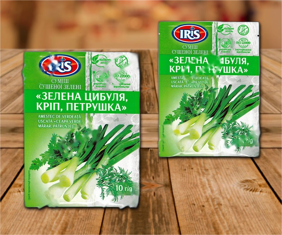 Spring onions with herbs