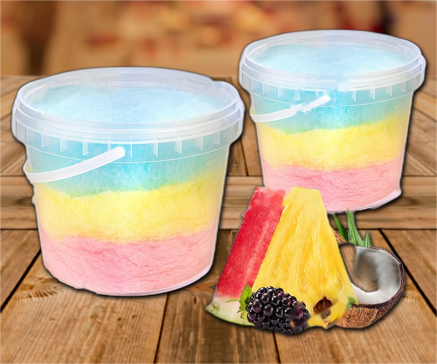 Candy floss with vanilla, lemon and apple flavour 850ml