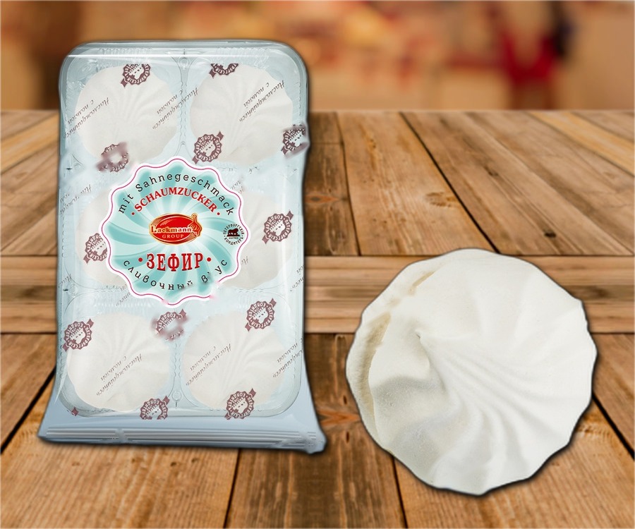 Foam confectionery with cream flavour
