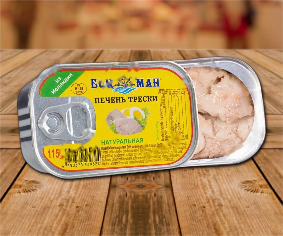 Codfish liver natural