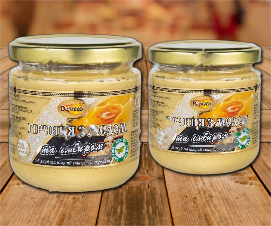 Sauce with mustard and honey