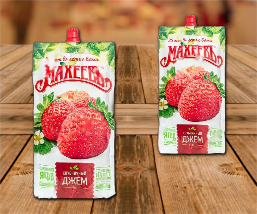 Jams made from strawberries