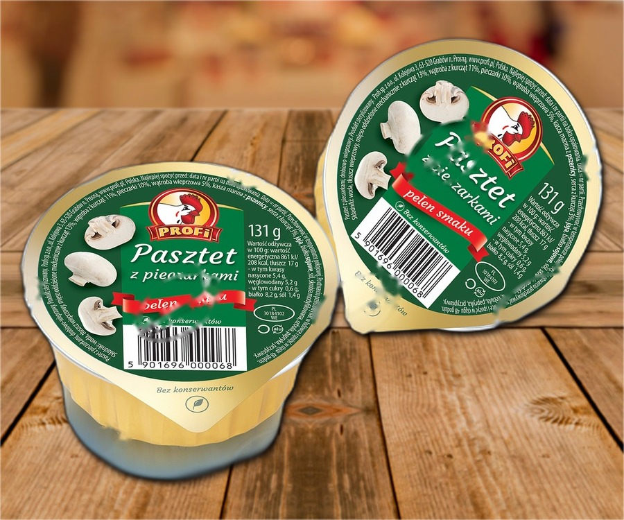 Chicken pate with champignons
