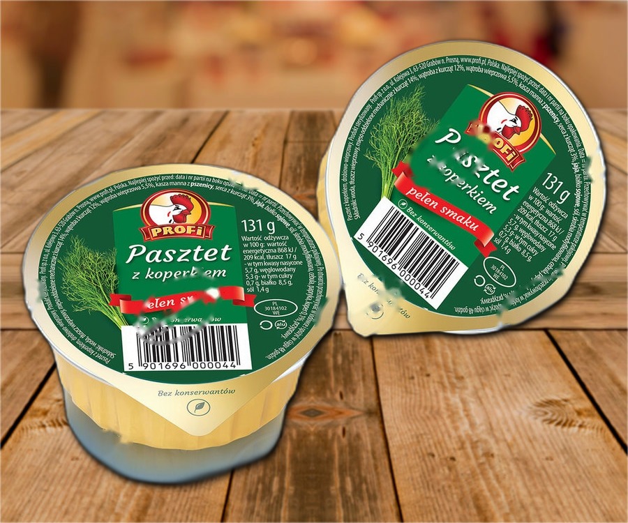 Chicken paste with dill