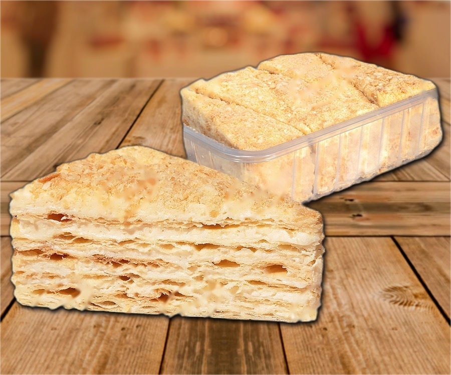 Cake "Napoleon", pieces