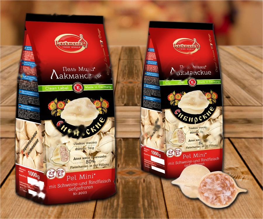 Dumplings Pel-Mini Sibirskie (ground pork & beef), no sell price