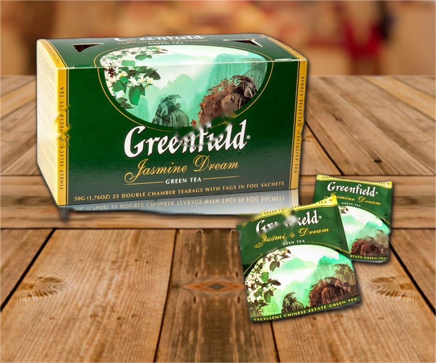 Green tea Jasmine Dream in enveloped tea bags, 25x2g
