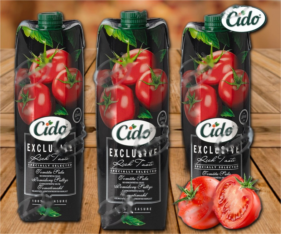 Tomato juice with salt 30% 1000ml