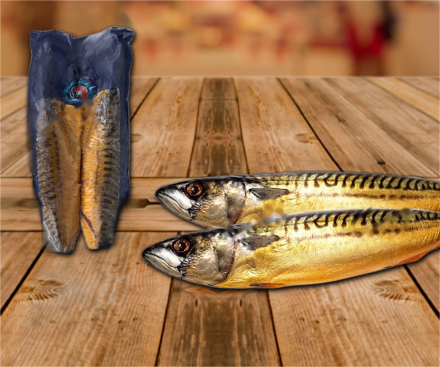 Hot-smoked mackerel, (300-400g/2 pieces per pack)
