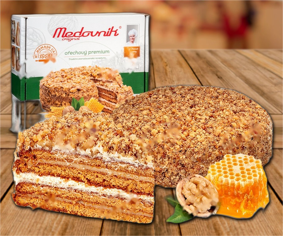 Honey cake Original Premium with walnuts