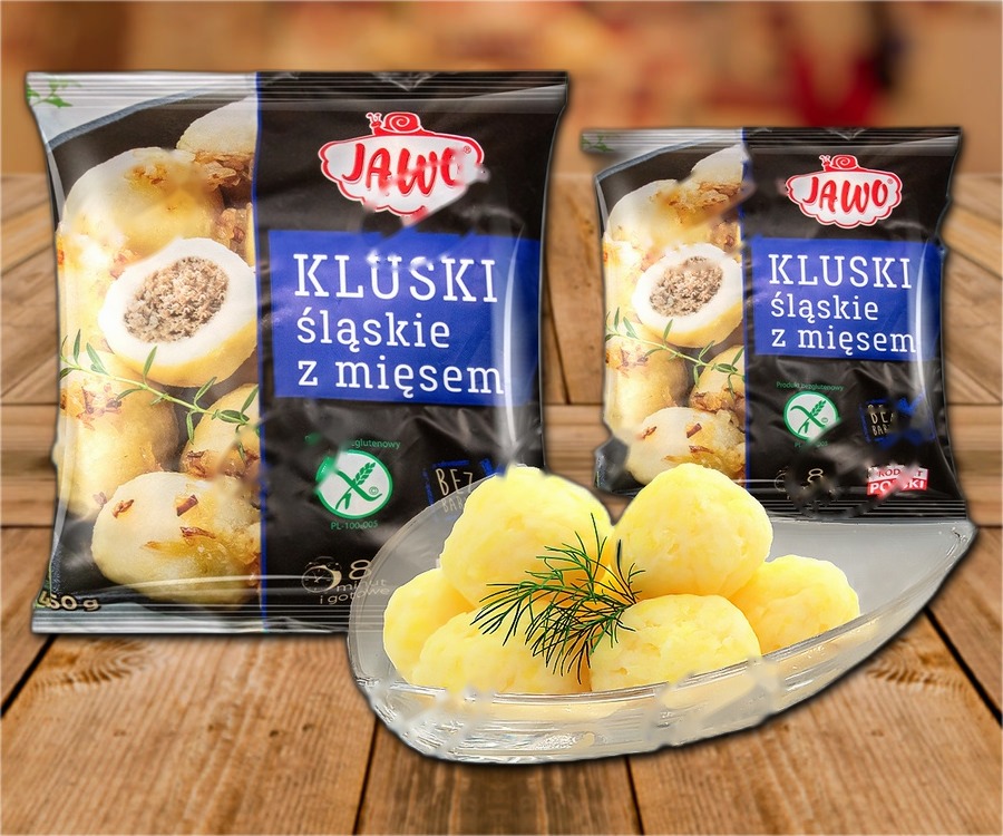 Silesian Potato Dumplings Filled with Meat