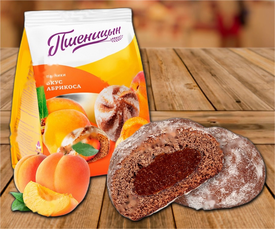 Gingerbread with aprikot flavored