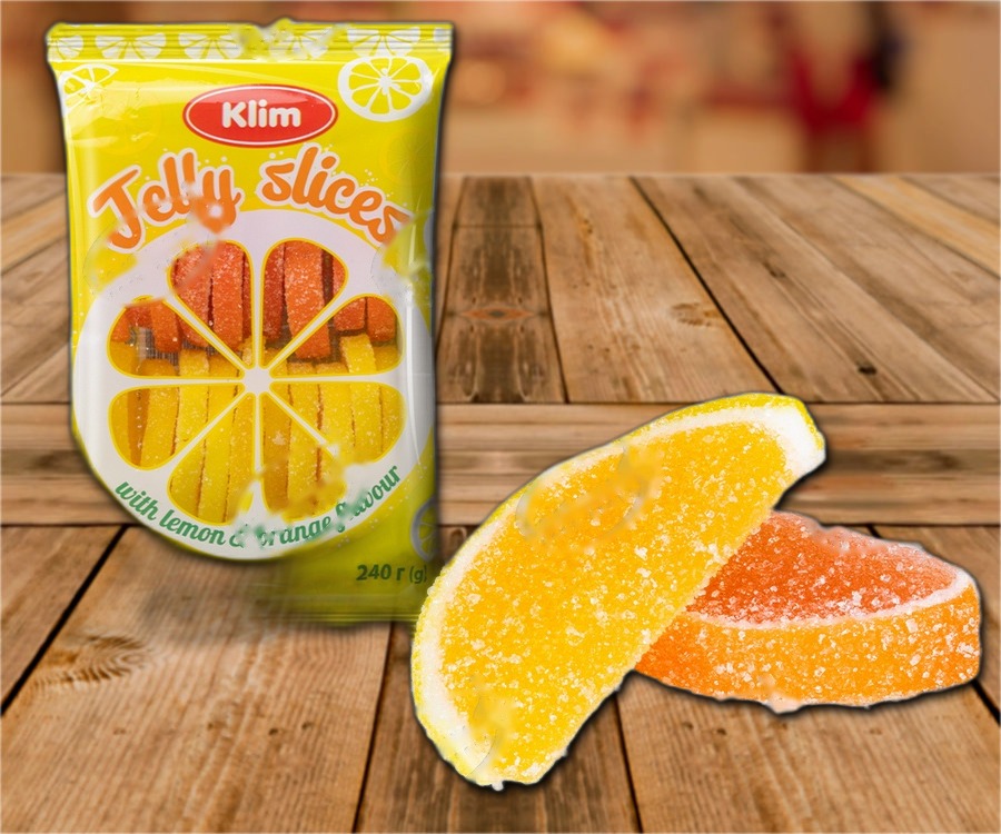 Jelly sweets with fruit flavour