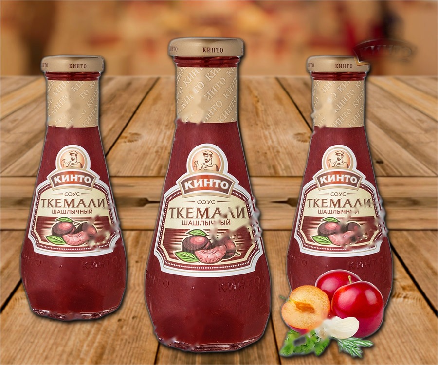 Sauce made from red cherry plims for shashlik, 280ml
