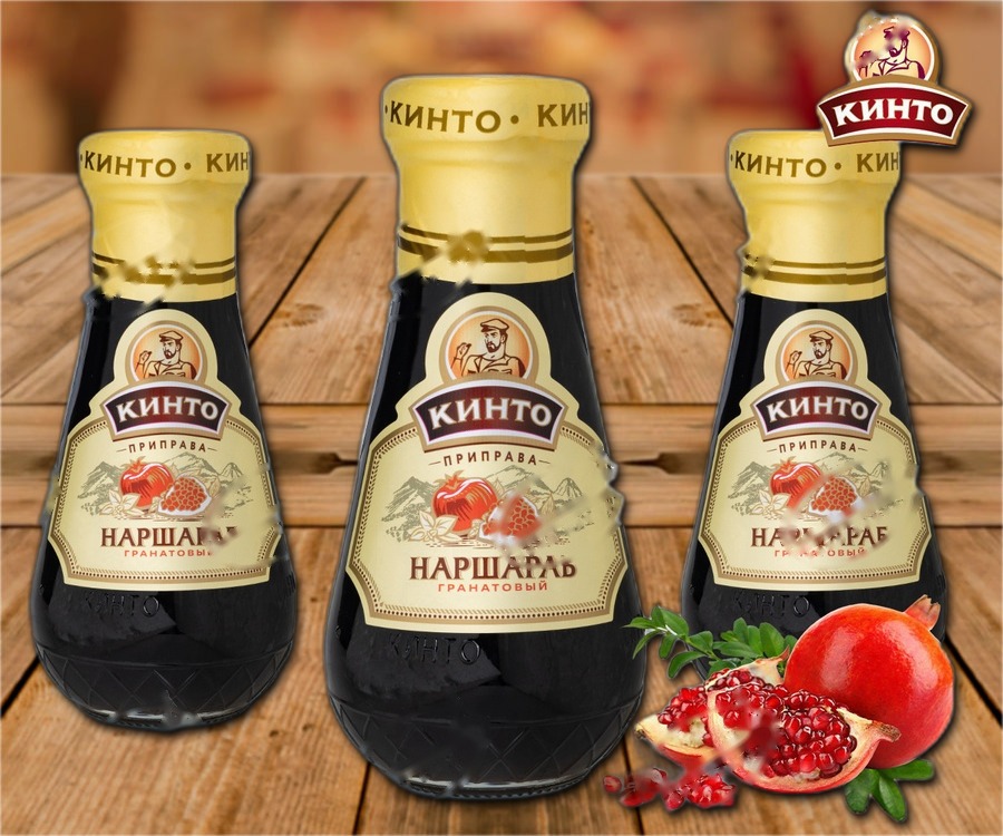 Sauce made using pomegranate juice concentrate, 183ml