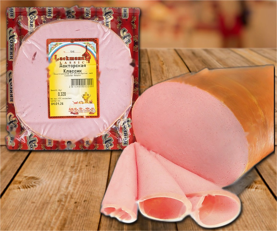 Boiled sausage "Doktorskaja Klassik"