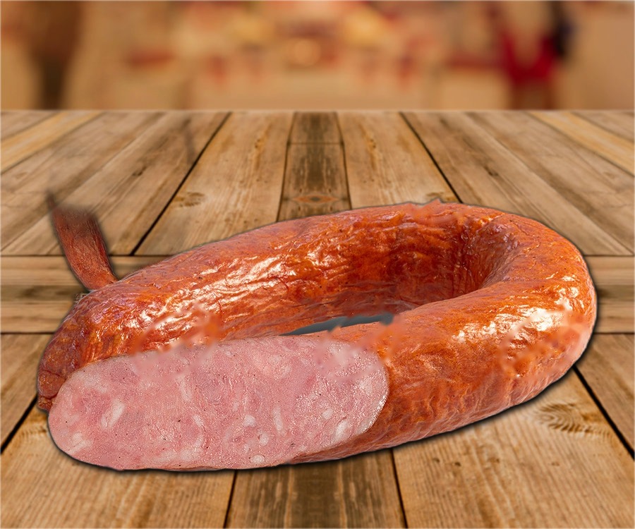 Hot cooked salami "Domashnaja Kopchonaja"