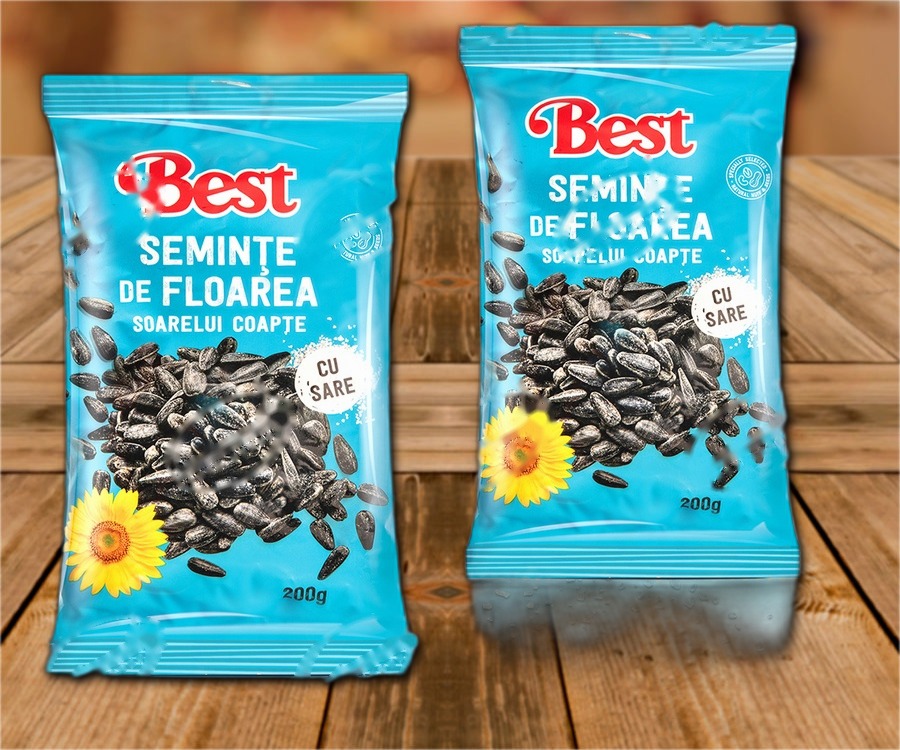 Salted sunflower seeds