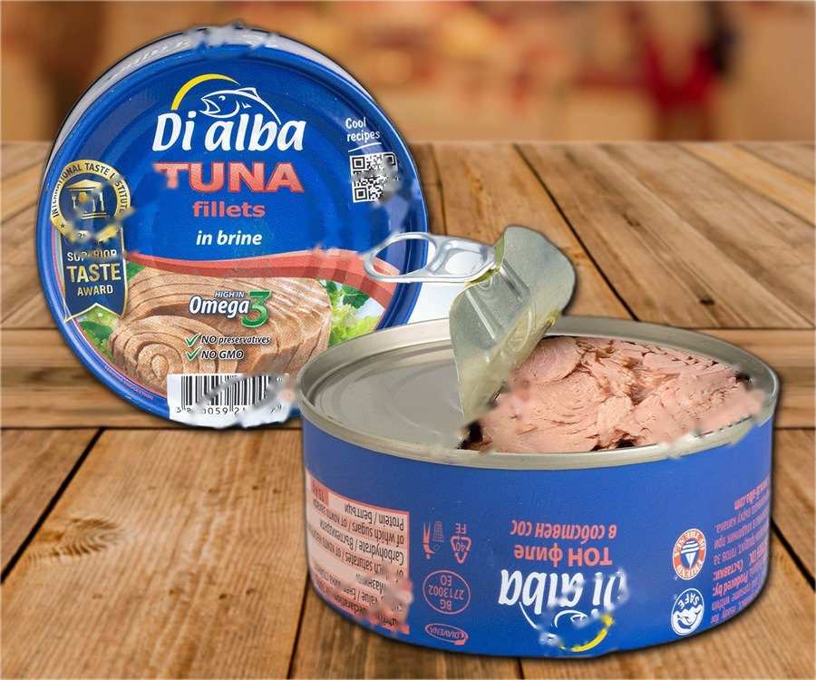 Tuna fillets in birne