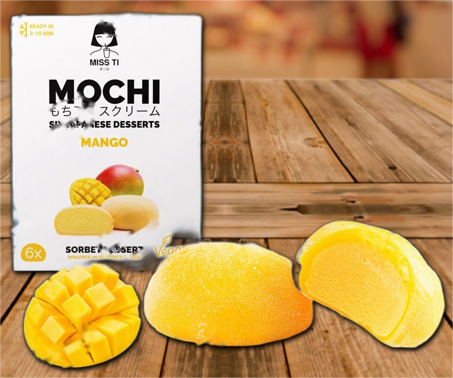 Dessert "Mochi" with mango flavour