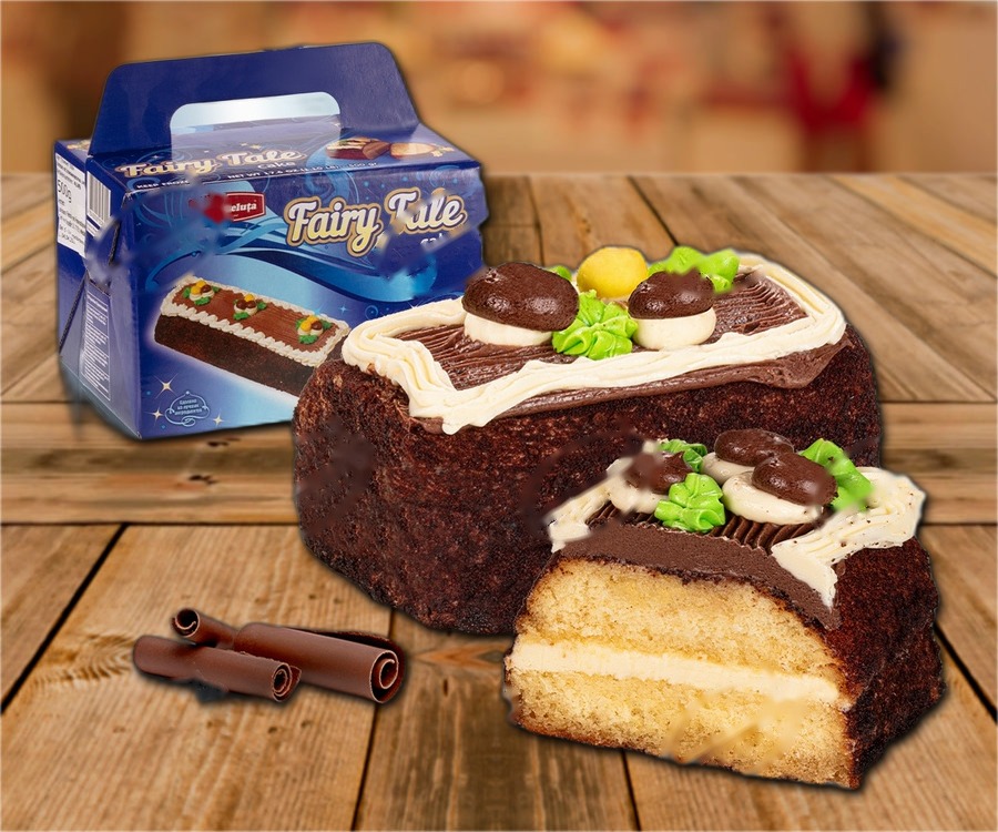 Layer cake ‘’Skaska’’ with chocolate flavor, frozen