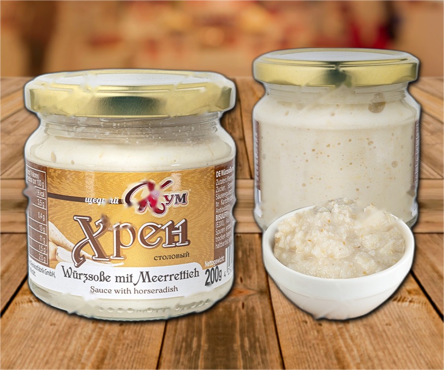 Sauce with horseradish