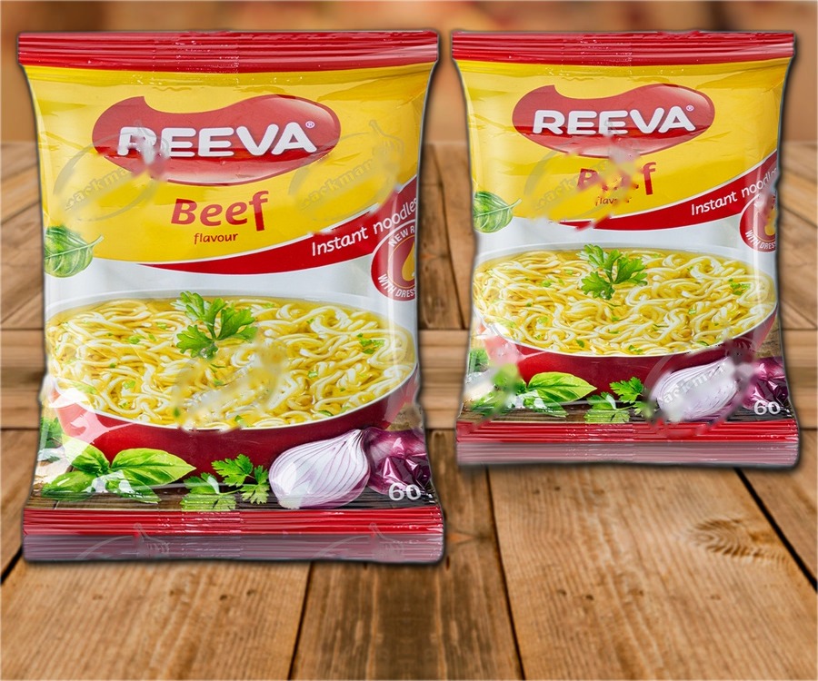 instant noodles with beef flavour