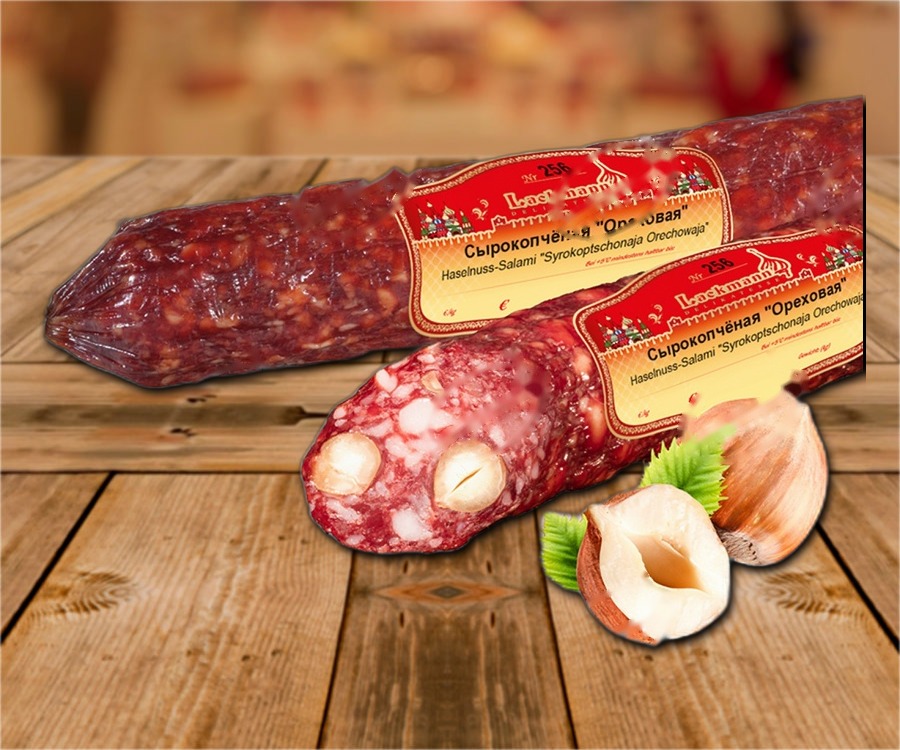Salami SK Orechnowaja, cold-smoked