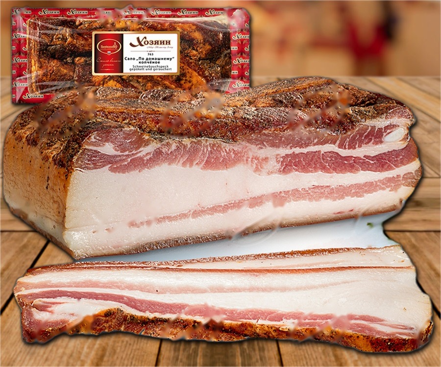Pork belly salted and smoked
